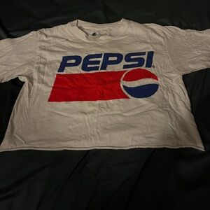 Pepsi Crop Top Tshirt